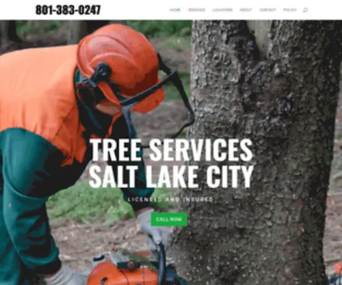 Treeservicesslc.com(Treeservicesslc) Screenshot