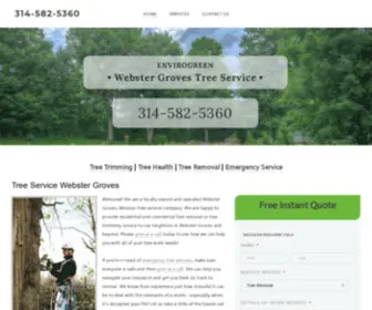 Treeservicewebstergroves.com(Webster Groves Tree Service) Screenshot