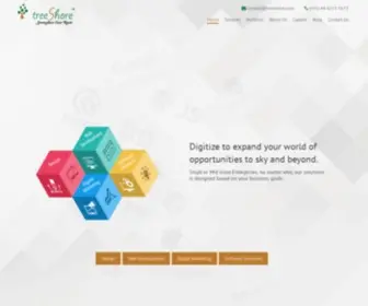 Treeshore.com(Web Design Company Chennai) Screenshot