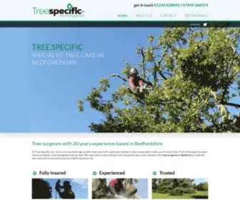 Treespecific.co.uk(Tree Surgeons in Bedfordshire) Screenshot