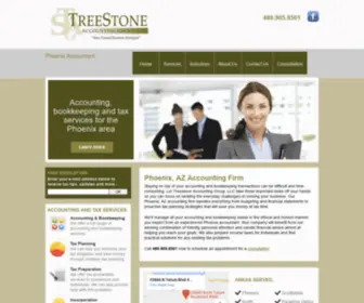 Treestoneaccounting.com(Call Treestone Accounting Group) Screenshot