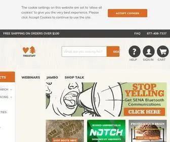 Treestuff.com(Professional Arborist Supplies and Tree Climbing Gear) Screenshot