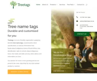 Treetags.co.za(Tree Name Tags) Screenshot