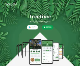 Treetimeapp.com(Plant A Real Tree) Screenshot