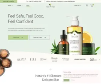 Treetotub.com(#1 Skincare for Sensitive Skin) Screenshot