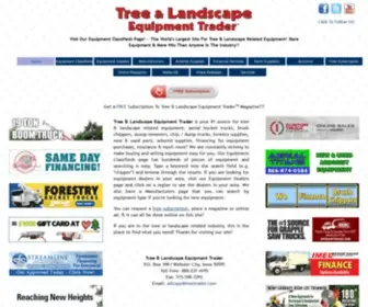 Treetrader.com(Your #1 source for buying & selling new & used tree & landscape equipment) Screenshot