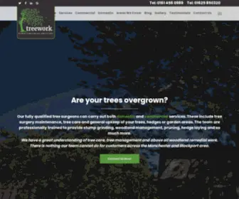 Treeworkers.com(Arboricultural Services Treework Ltd) Screenshot