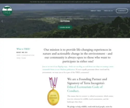 Treexploration.com(TREExploration) Screenshot