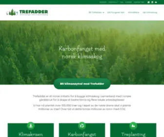 Trefadder.no(Karbonfangst med norsk klimaskog) Screenshot