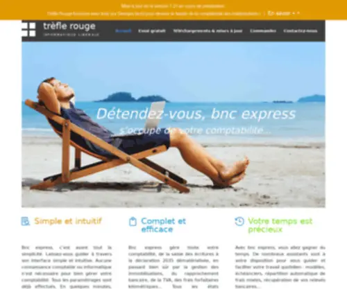 Trefle-Rouge.com(Accueil) Screenshot