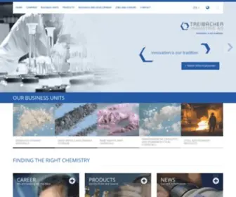 Treibacher.com(Treibacher Industrie AG Treibacher Industrie AG) Screenshot