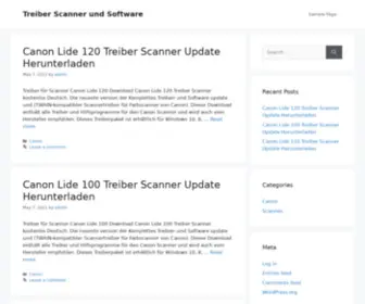Treiberscanner.com(Treiber Scanner und Software) Screenshot