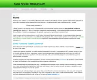 Treinamentofutebolmilionario.com(▷⇒ Curso Futebol Milionário 2.0 Funciona) Screenshot