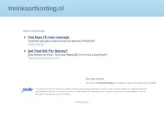 Treinkaartkorting.nl(Treinkaartkorting) Screenshot