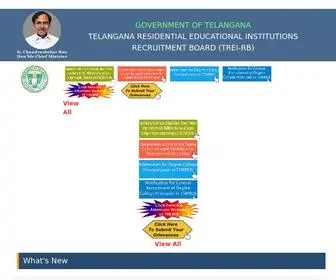 Treirb.net(Telangana Residential Educational Institutions Recruitment Board) Screenshot