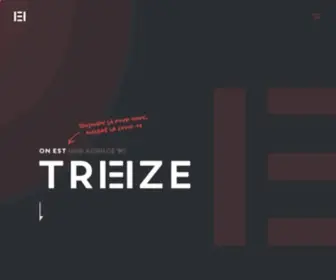 Treize.pro(Agence web à Montréal) Screenshot