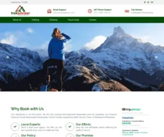 Trekadviser.com(Trekking In Nepal) Screenshot