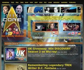 Trekcore.com(TrekCore Star Trek Multimedia Screencaps and Information) Screenshot