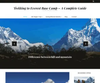 Trekebc.com(Everest Base Camp Trek 14 Days Itinerary) Screenshot