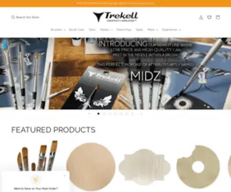 Trekell.com(Trekell Art Supplies) Screenshot