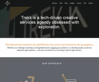 Trekk.com(Trekk is a tech) Screenshot