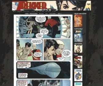 Trekkercomic.com(The adventures of sci) Screenshot