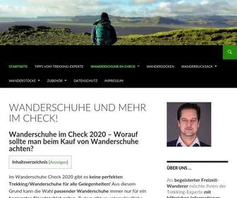 Trekking-Experte.de(Wanderschuhe) Screenshot