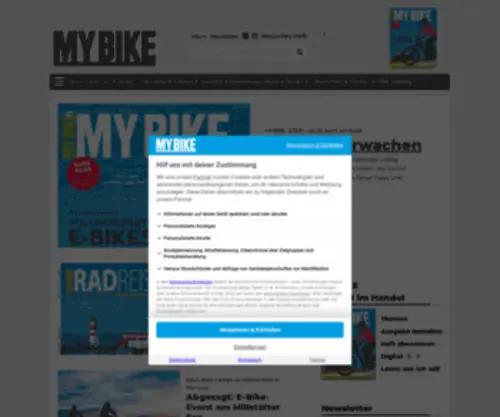 Trekkingbike.com(Willkommen bei TREKKINGBIKE im Internet) Screenshot