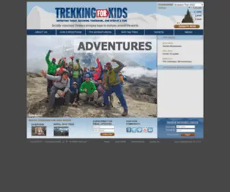 Trekkingforkids.org(Trekking For Kids) Screenshot