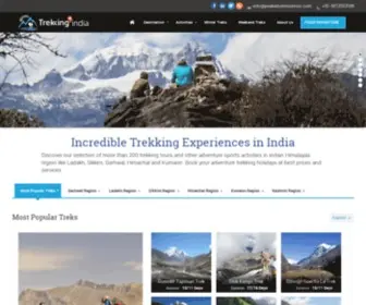 Trekkinginindia.com(Trekking in India) Screenshot