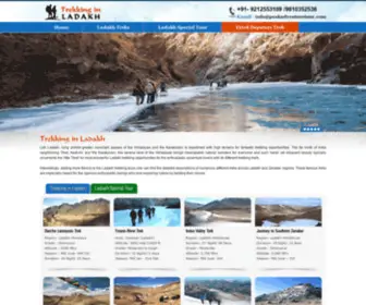 Trekkinginladakh.com(Trekking in Ladakh) Screenshot