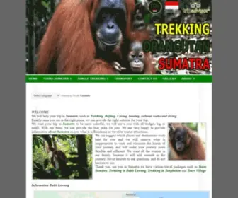 Trekkingorangutansumatra.com(Trekking Orangutan Sumatra) Screenshot