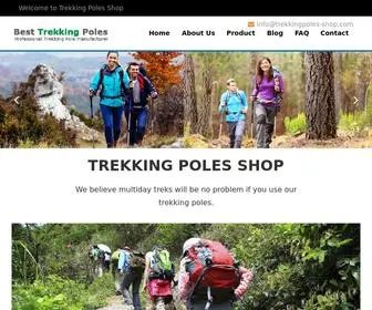 Trekkingpoles-Shop.com(Get the best trekking poles for trekking and hiking) Screenshot