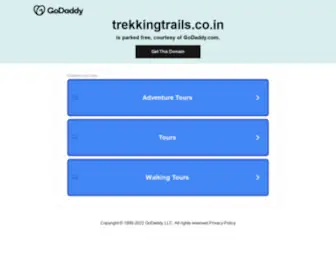 Trekkingtrails.co.in(Trekking Trails) Screenshot