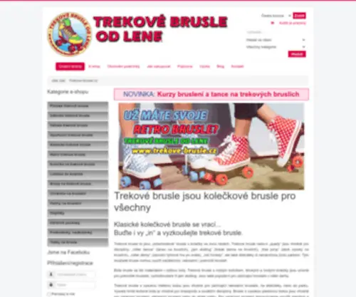 Trekove-Brusle.cz(Trekové brusle) Screenshot