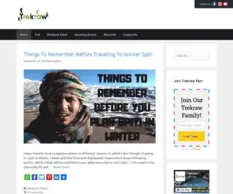 Trekraw.com(WordPress) Screenshot