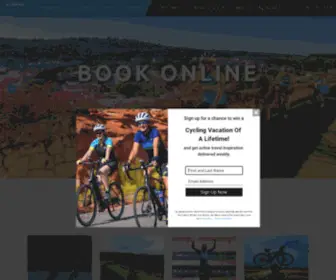 Trektravel.com(Cycling & Hiking Vacations of a Lifetime) Screenshot
