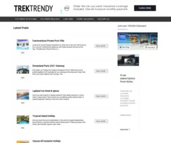 Trektrendy.com(Luxury Travel at Half the Price) Screenshot