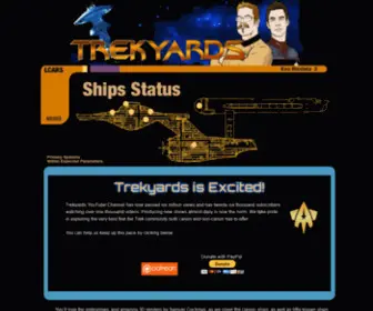 Trekyards.com(Star trek) Screenshot