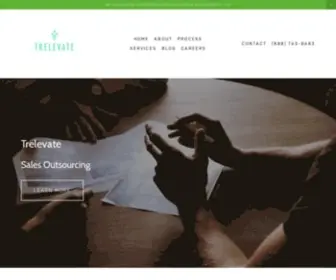 Trelevate.com(Outsourced Sales & Marketing) Screenshot
