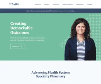 Trellisrx.com(Health System Specialty Pharmacy) Screenshot