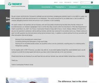 Tremcosealants.com(Tremco Commercial Sealants and Waterproofing) Screenshot