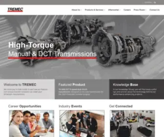 Tremec.com(KUO Group Company) Screenshot