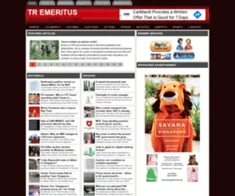 Tremeritus.com(TR EMERITUS – The Voice of Singaporeans for Singapore) Screenshot