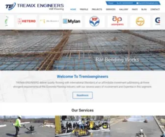 Tremixflooring.com(Tremix Engineers) Screenshot