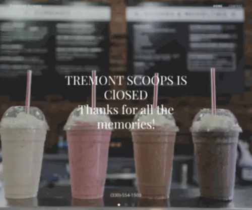 Tremontscoops.com(Tremont Scoops) Screenshot