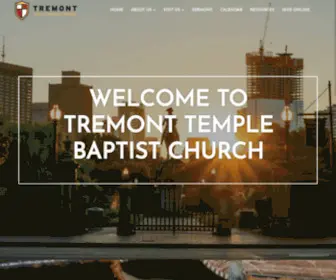 Tremonttemple.net(Tremonttemple) Screenshot