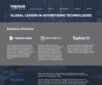 Tremorinternational.com(Tremor International Ltd) Screenshot