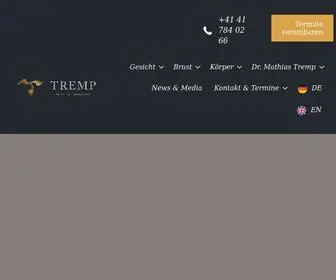 Tremp-Plastic-Surgery.com(Plastisch ästhetische Chirurgie in Zug) Screenshot