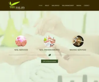 Trenailspa.com(Tre Nail Spa) Screenshot